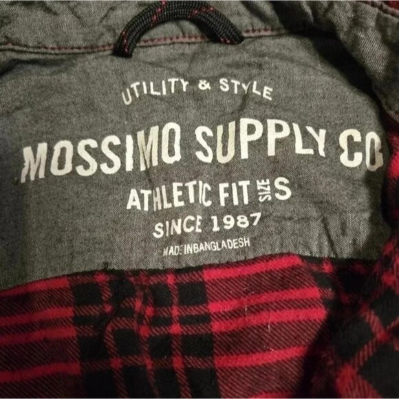 Mossimo Red and Black Plaid shirt - Picture 2 of 3
